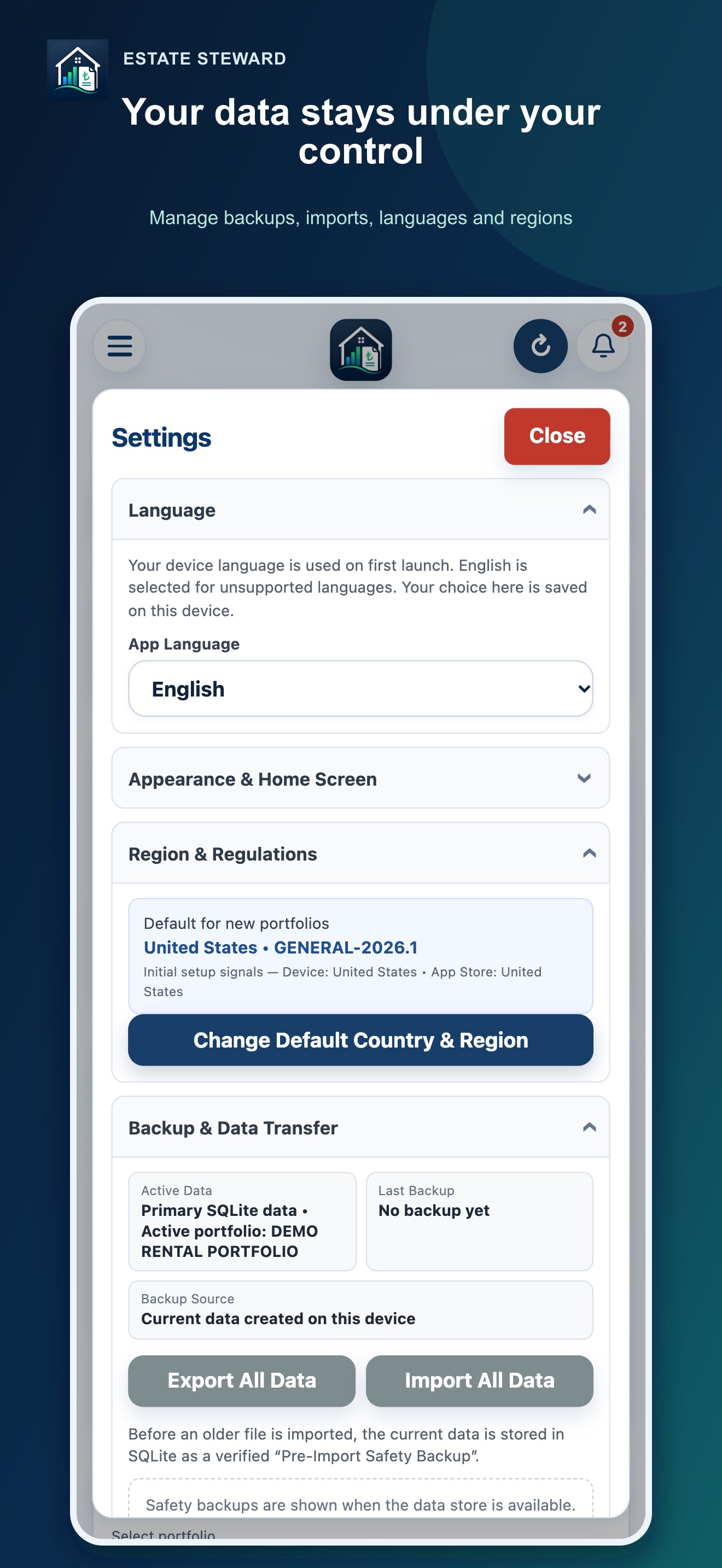 Còpia de seguretat, restauració i configuració